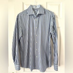 Bugatchi striped button down shirt